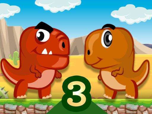Dino Meat Hunt Dry Land - browser game screenshot