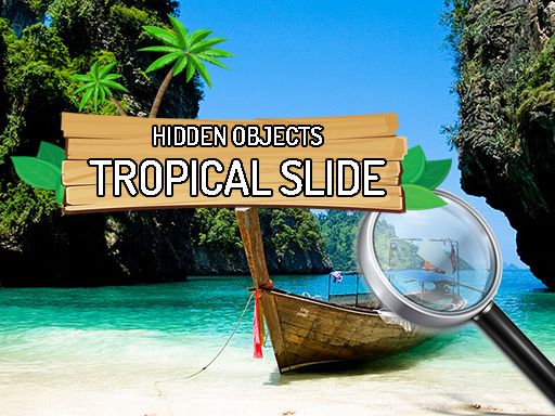 Hidden Objects Tropical Slide Hidden Objects Tropical Slide - browser game screenshot