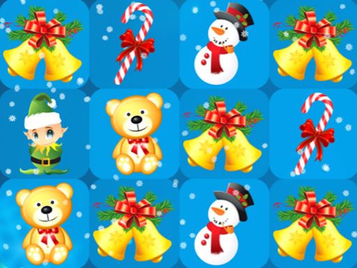 Santa Gifts Match 3 - browser game screenshot