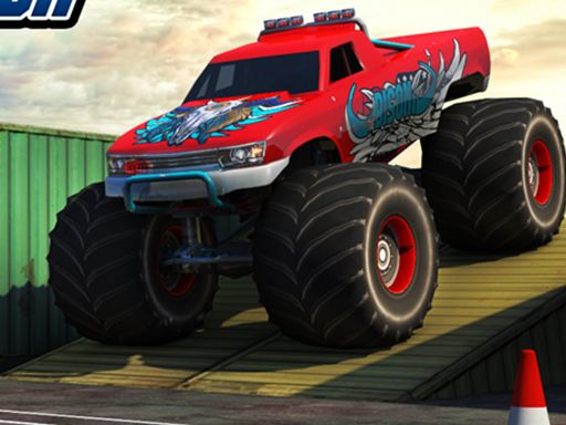 Truck Parking 3d - browser game screenshot