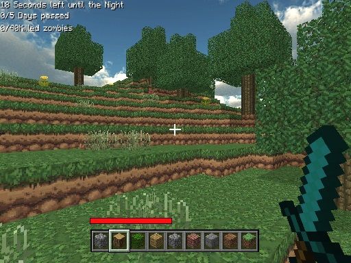 Crazy M1neWorld - browser game screenshot