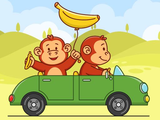 Hill Monkey - browser game screenshot