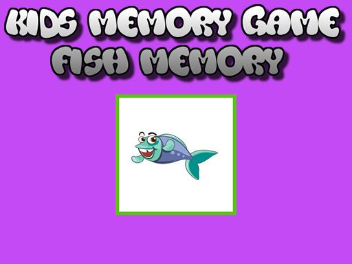 Fish Memory - Kids Learning Games - browser game screenshot