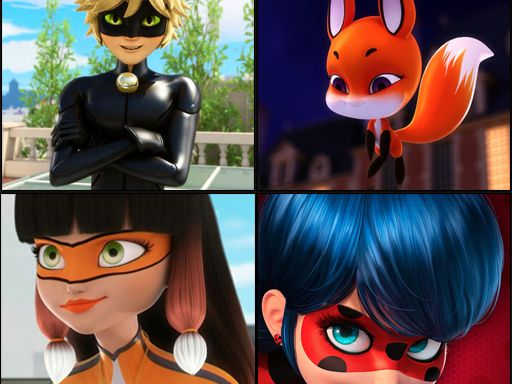 Blocks Miraculous ladybug Match - browser game screenshot