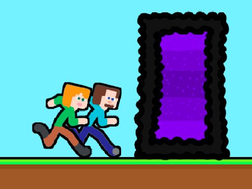 Steveman and Alexwoman - browser game screenshot