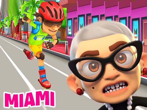 Angry Gran Miami - browser game screenshot