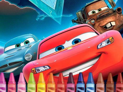 McQueen Cars Coloring McQueen Cars Coloring - browser game screenshot