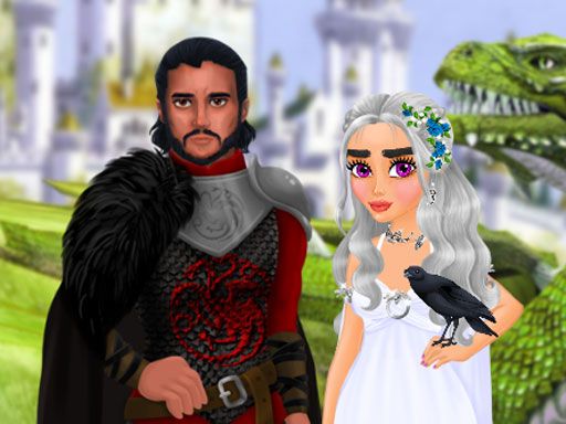 Dragon Queen Wedding Dress - browser game screenshot