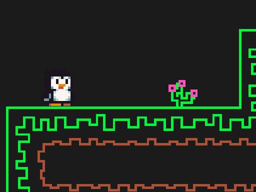 Cute Penguen - browser game screenshot