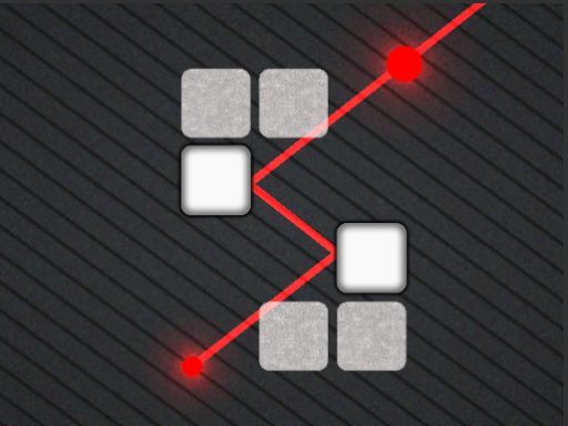 Laser Reflection - browser game screenshot