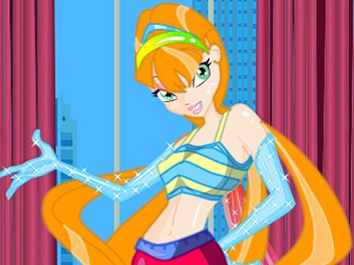 Winx Stella Dream Girl - browser game screenshot