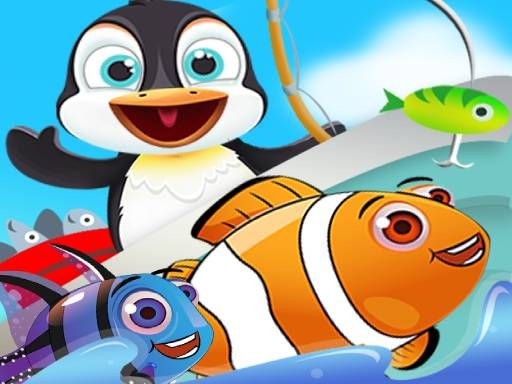 Fish Games For Kids | Trawling Penguin Games - browser game screenshot
