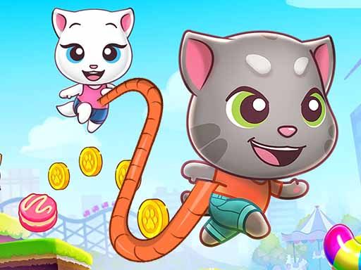 Tom & Angela Jump - browser game screenshot