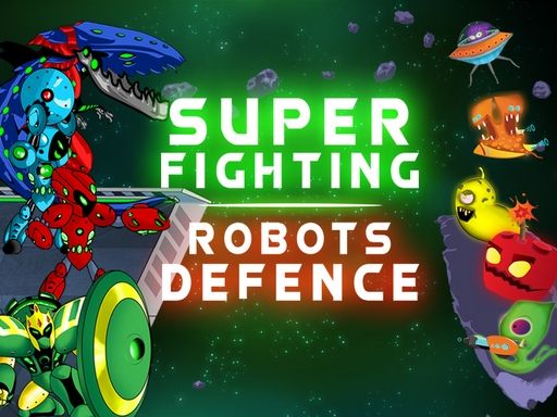 Super Fighting Robots Defense - browser game screenshot