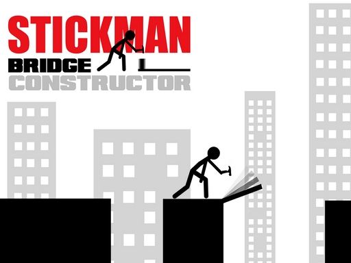 Stickman Bridge Constructor - browser game screenshot