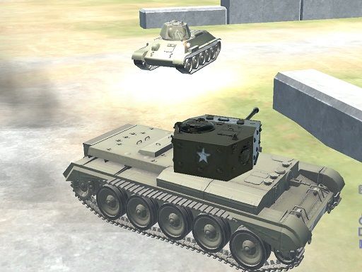 Battle 3D Tanks 2021 - browser game screenshot