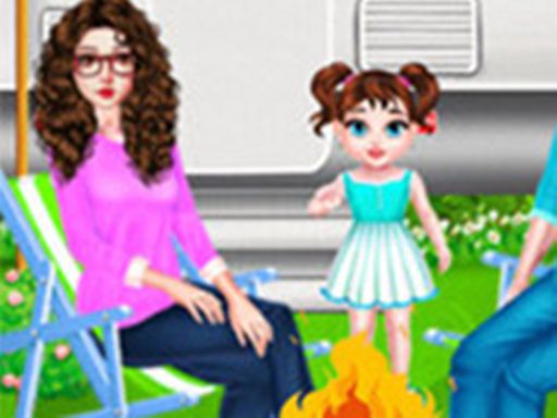 Baby Taylor Family Camping - Happy Together - browser game screenshot