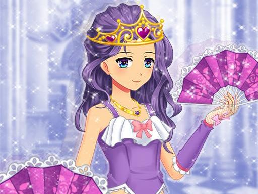 Anime Princess Dress Up Game - browser game screenshot