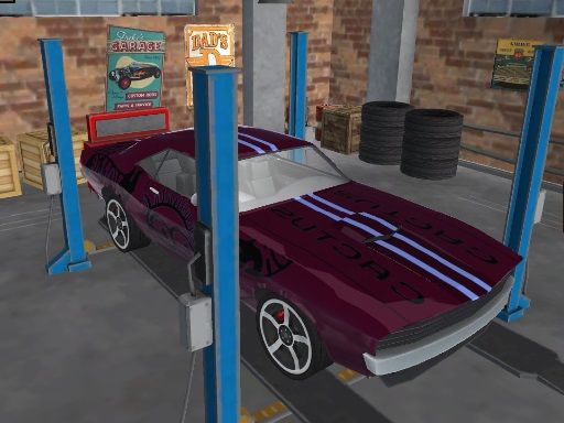 Crazy SuperCars Sky Stunt Trial - browser game screenshot