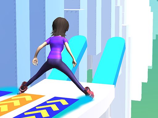Untwist Sky Roller: Roller Skate - browser game screenshot