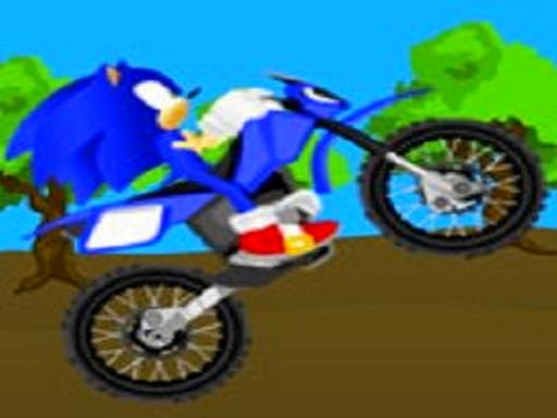 Sonic Motorcycle - browser game screenshot