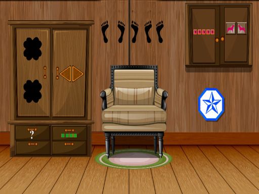 Wooden House Escape 5 - browser game screenshot