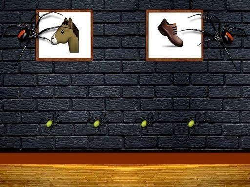 Spider House Escape - browser game screenshot
