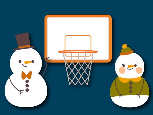 Flick Snowball Xmas - browser game screenshot