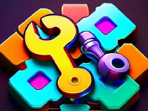 Wrench Unlock Puzzle - browser game screenshot