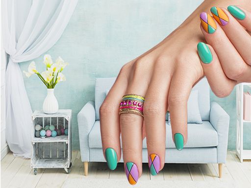 Nail Art Puzzle Nail Art Puzzle - browser game screenshot