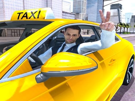 Crazy Taxi Driver: Taxi Game - browser game screenshot