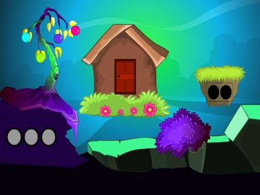 Violaceous House Escape - browser game screenshot