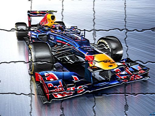 F1 Jigsaw Puzzle - browser game screenshot