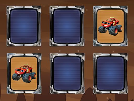 Blaze Monster Machines Memory - browser game screenshot