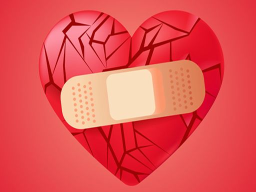 Broken Hearts Match - browser game screenshot