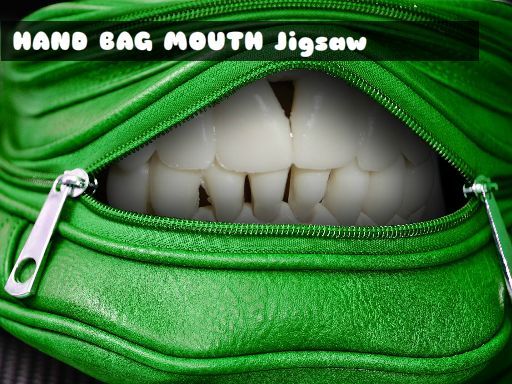 Hand Bag Mouth Jigsaw - browser game screenshot