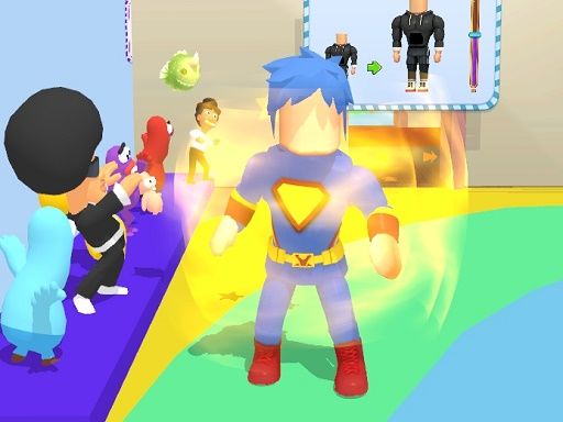 Scale Kid Run And Jump Up - browser game screenshot