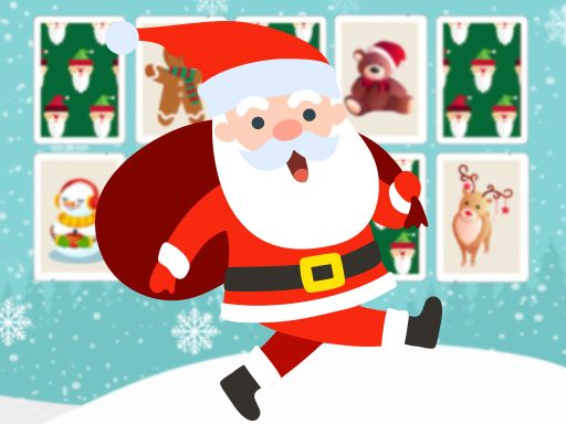 Christmas Memory Cards - browser game screenshot
