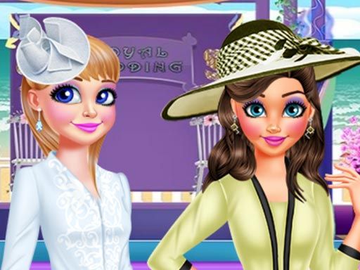 ROYAL WEDDING GUESTS DRESS UP - browser game screenshot