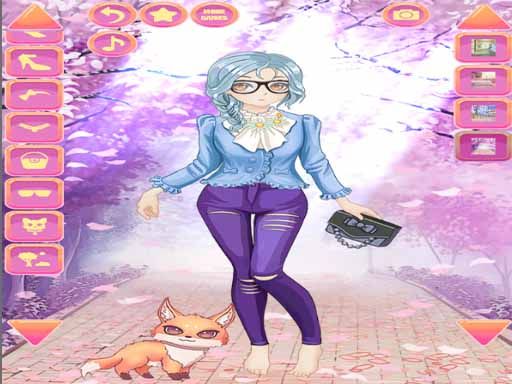 Kawaii Anime  Dress Up - browser game screenshot