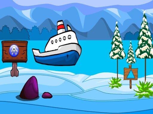 Snow Land Escape - browser game screenshot