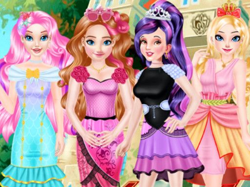Ever After High Makeover Party - browser game screenshot