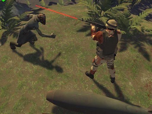 TopDown Zombie Survival Shooting - browser game screenshot