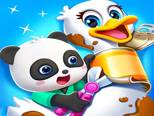 Baby Panda Pet Care Center - browser game screenshot