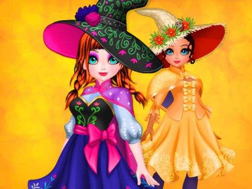 Cute Witch Princess - browser game screenshot