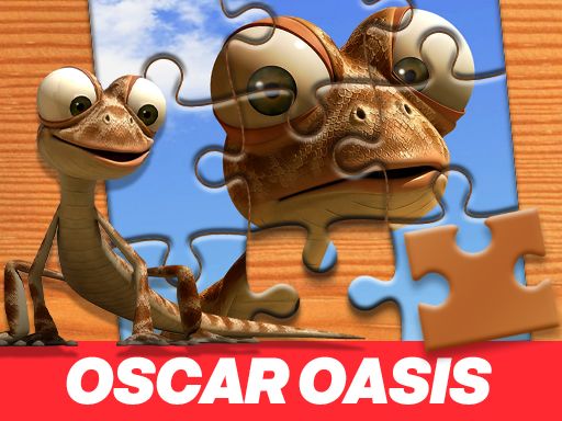 Oscar Oasis Jigsaw Puzzle - browser game screenshot
