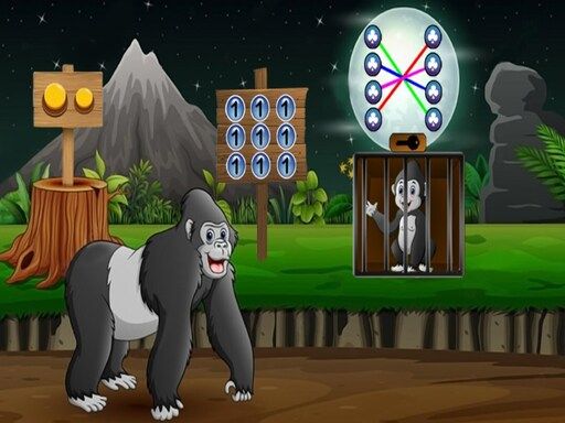 Infant Chimp Escape - browser game screenshot