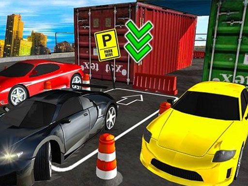 Amazing Car Parking 3d - browser game screenshot