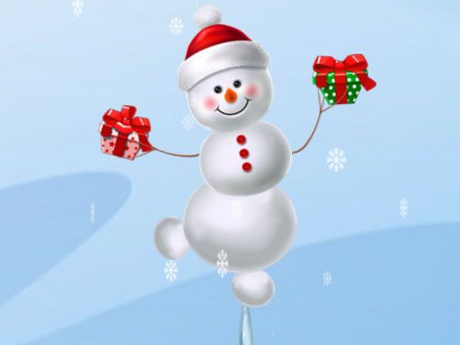 Snow Man Balance - browser game screenshot