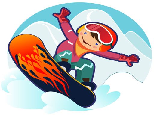 Ski sky - browser game screenshot
